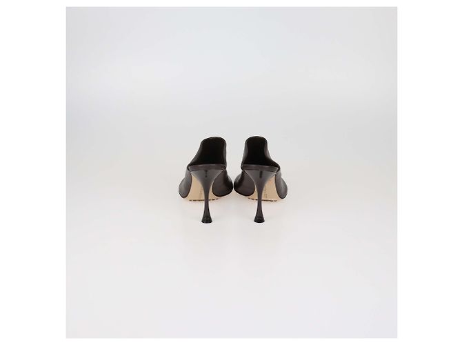 Mules Dot Sock in pelle marrone Bottega Veneta - vista 5