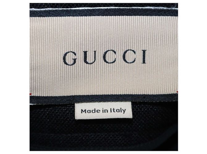 Falda con cinturón Gucci Hollywood Baby de lona negra Negro - vista 5