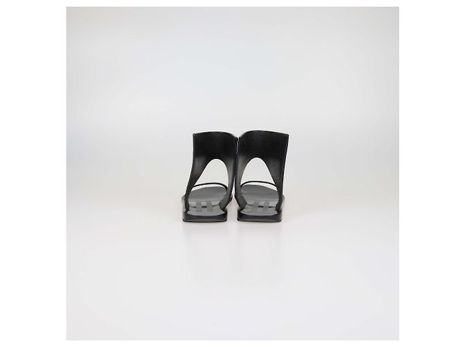 Sandali bassi Guard in pelle nera Rick Owens Nero - vista 5