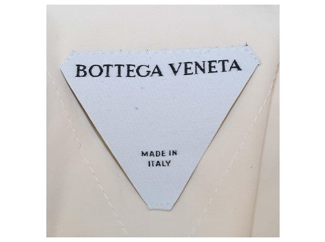 Chaqueta sin mangas de mezcla de algodón Off White Bottega Veneta Blanco roto - vista 5