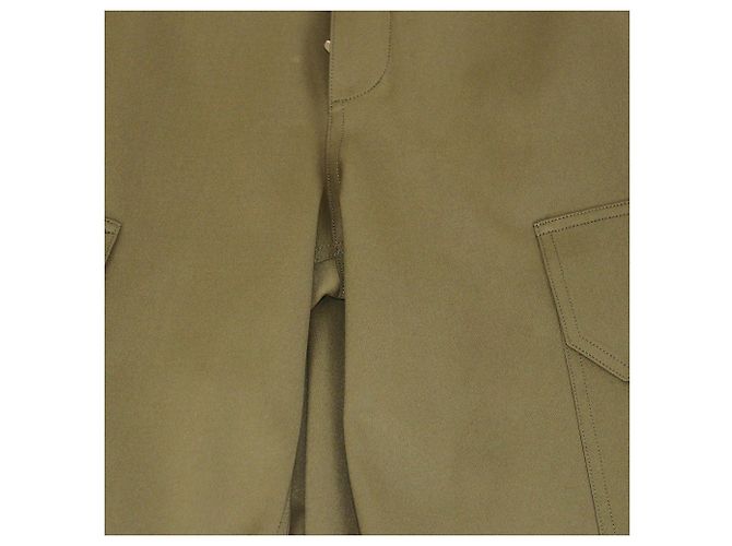 Pantalones Cargo con Cinturón de Jersey Técnico Verde Louis Vuitton - vista 4