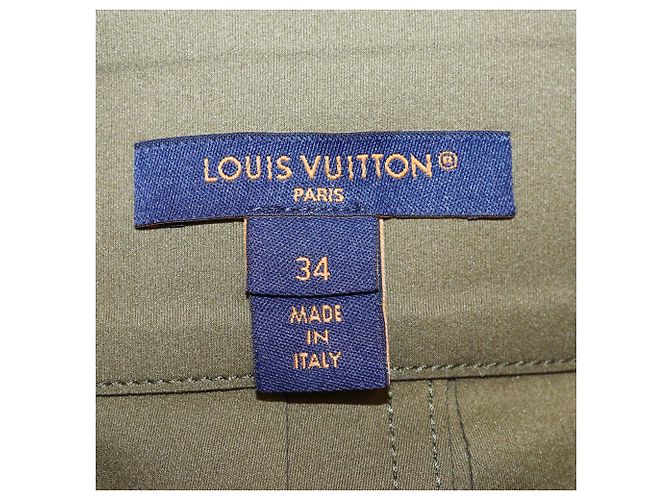 Pantalones Cargo con Cinturón de Jersey Técnico Verde Louis Vuitton - vista 5