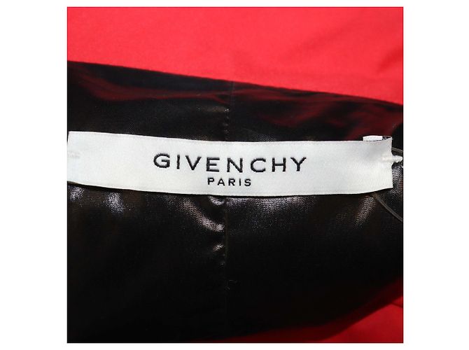 Giacca a vento Givenchy in nylon nero/rosso - vista 5