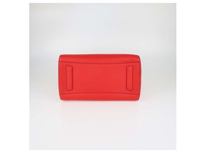 Borsa Satchel Antigona Medium in pelle rossa Givenchy Rosso - vista 4