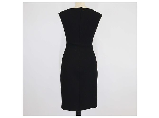 Autre Marque Mini abito senza maniche Versace Collection nero con cristalli - vista 3