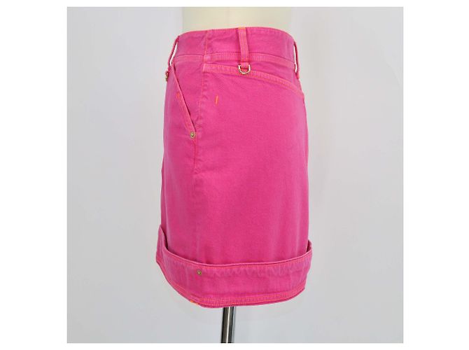 Minifalda Le Splash de denim rosa Jacquemus - vista 2