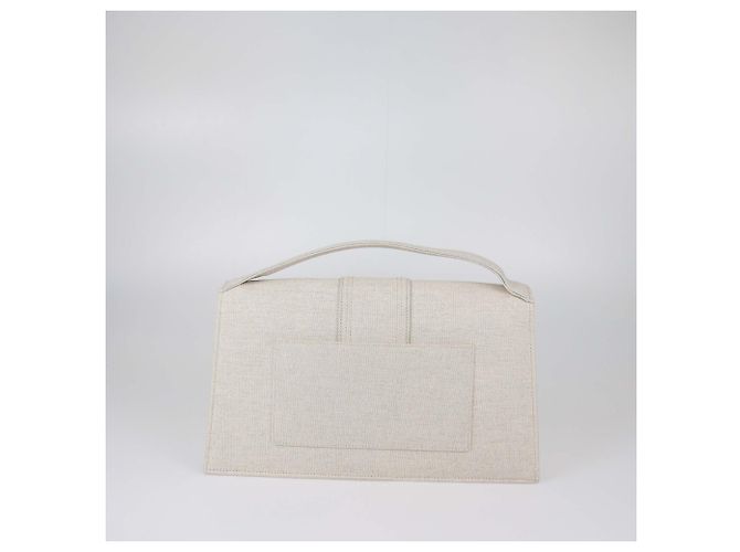 Jacquemus Le Bambinou Top Handle Bag aus beigem Canvas - Ansicht 3