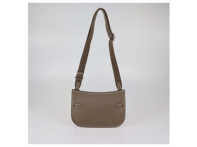Hermès Borsa Mini Jypsiere Hermes in pelle Swift Etoupe Taupe - vista 3