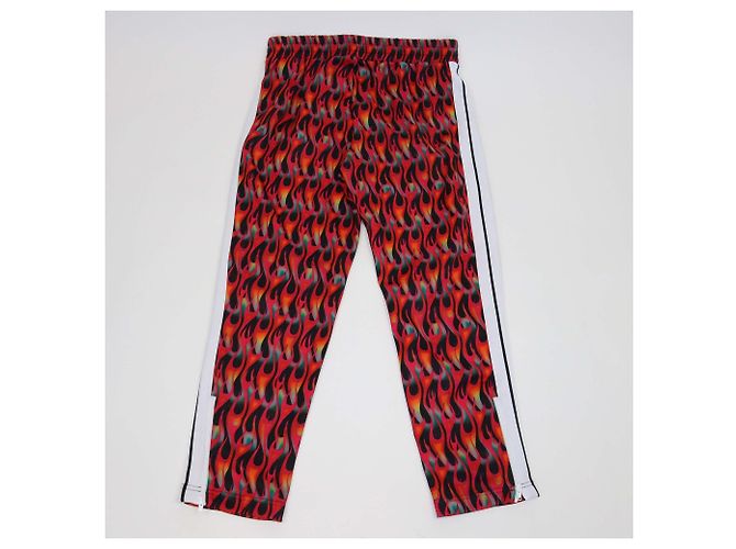 Palm Angels Multicolor Jersey Burning Print Track Pants Rot - Ansicht 2