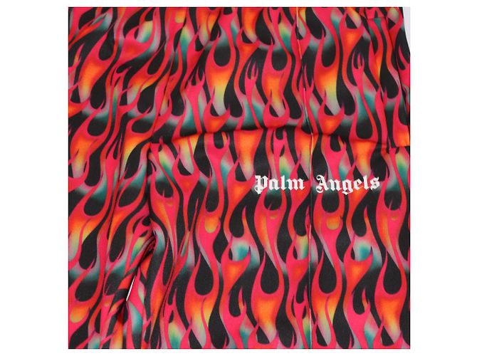 Palm Angels Multicolor Jersey Burning Print Track Pants Rot - Ansicht 4