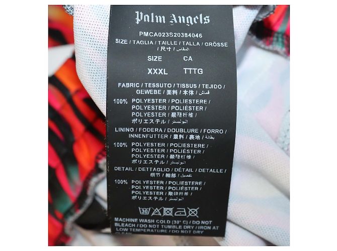 Palm Angels Multicolor Jersey Burning Print Track Pants Rot - Ansicht 6