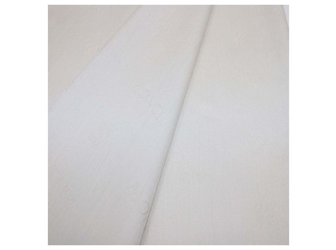 Sciarpa in lana e seta jacquard Off White Moncler Bianco - vista 3