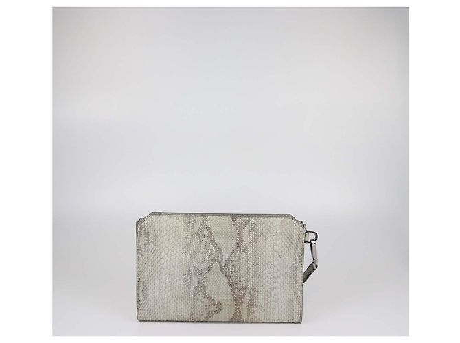 Christian Dior Beige Python A5 Pouch Multiple colors - view 3