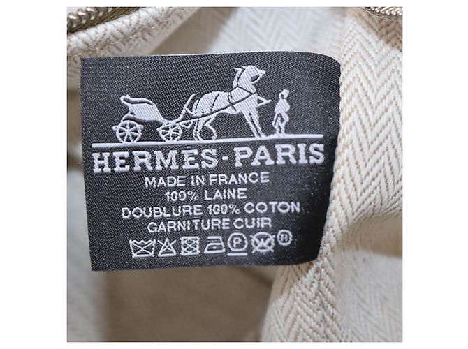 Hermès Vert Forêt Wool Small Bride-a-Brac Case Verde - vista 5