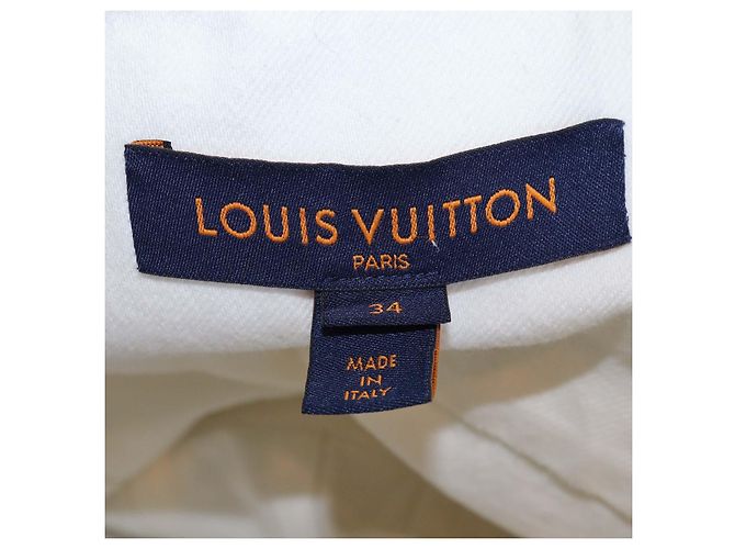 Chaqueta crop de denim blanco Louis Vuitton - vista 5