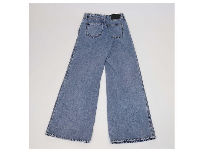Pantalones anchos de denim azul Louis Vuitton - vista 2