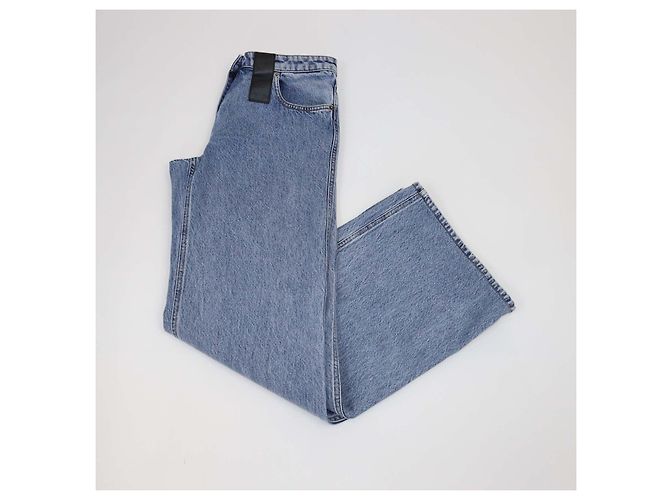 Pantalones anchos de denim azul Louis Vuitton - vista 3