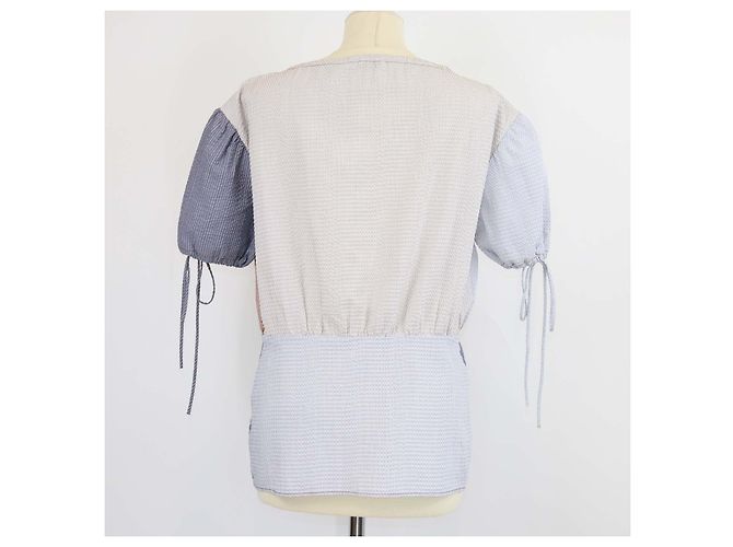 JW Anderson Top Color Block in cotone multicolore J.W.Anderson - vista 3
