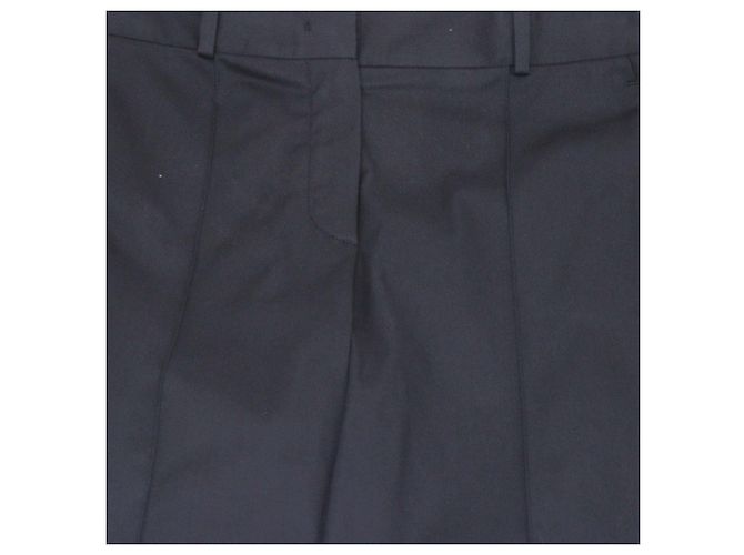 Pantalones de algodón azul marino Loro Piana - vista 4