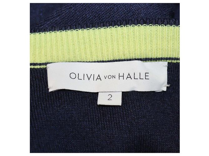 Autre Marque Olivia von Halle Set aus Pullover und Jogginghose aus Seiden-Kaschmir-Mischung in Navy Blue Marineblau - Ansicht 5