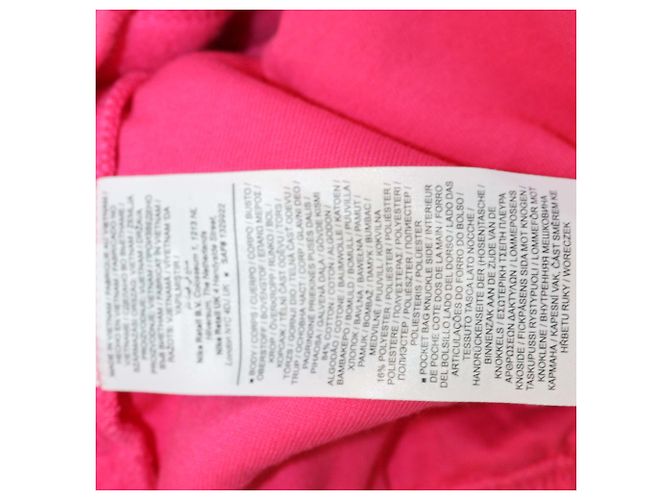 Autre Marque Nike x Jacquemus Pantalones de chándal de algodón rosa con Swoosh troquelado - vista 7