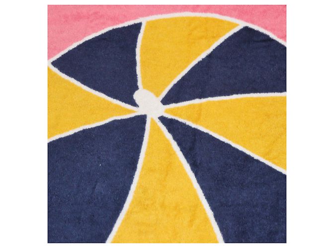 Hermès Telo mare Hermes Multicolor Terry Cloth La Route Des Plages Multicolore - vista 5