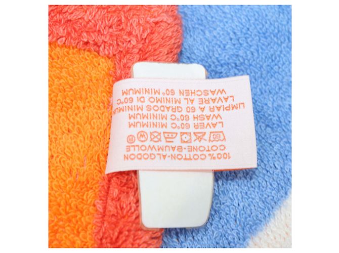 Hermès Telo mare Hermes Multicolor Terry Cloth La Route Des Plages Multicolore - vista 6