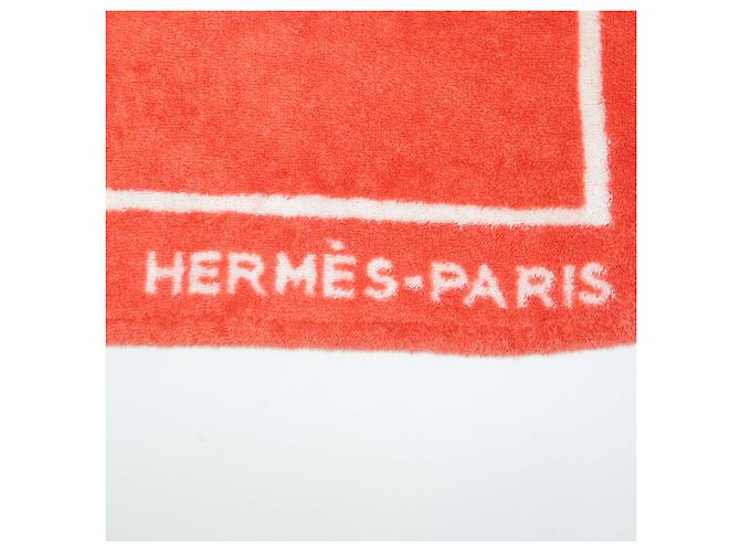 Hermès Telo mare Hermes Multicolor Terry Cloth La Route Des Plages Multicolore - vista 7