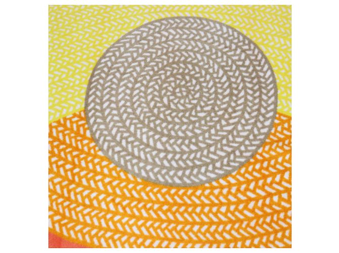 Hermès Telo mare Hermes Multicolor Terry Cloth Poisson Natte Multicolore - vista 5