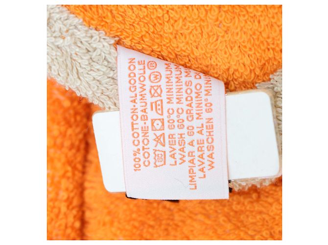 Hermès Telo mare Hermes Multicolor Terry Cloth Poisson Natte Multicolore - vista 6
