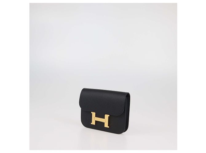 Hermès Cartera Constance Slim de piel Epsom negra Hermes Negro - vista 3