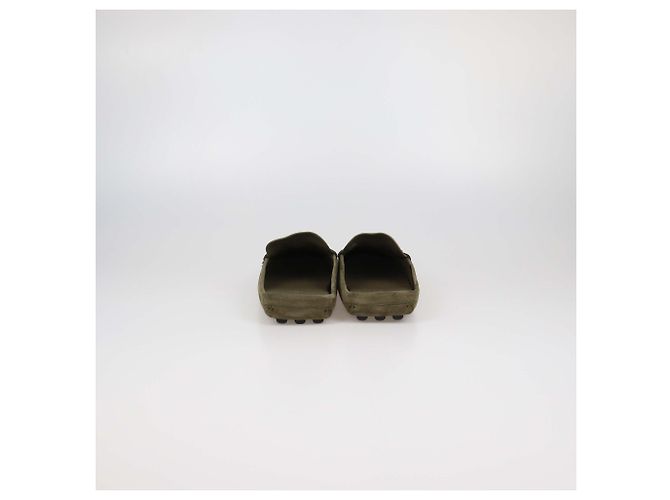 Hermès Mules Hermes Vert Toundra Suede Icaro - vista 5