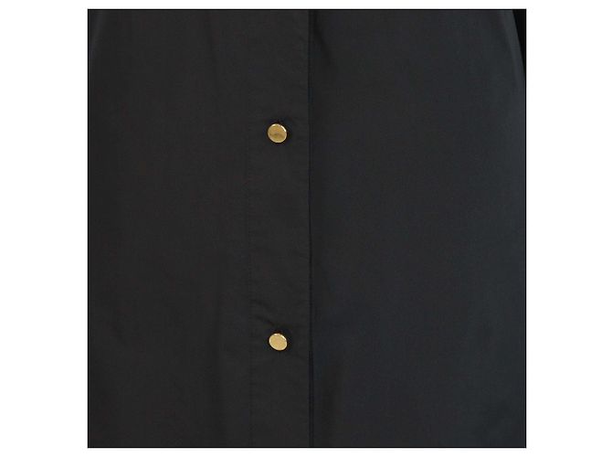 Autre Marque Abito Maxi Hilde con Maniche a Puff e Volant Brogger Black Nero - vista 4