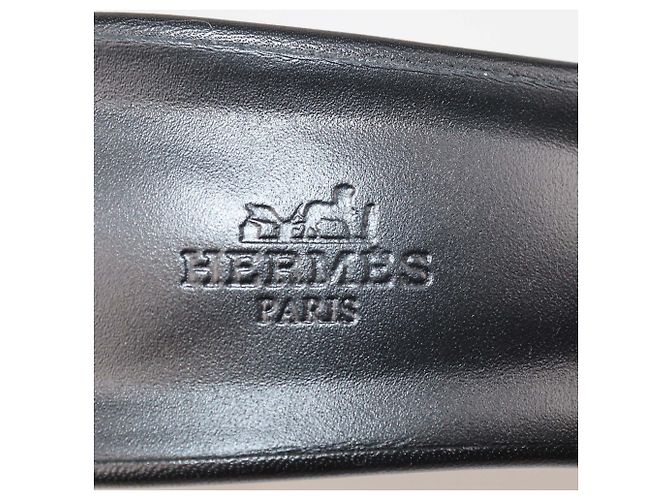 Hermès Sandali Hermes Gigi 50 in pelle Beige Natura e lucertola - vista 6