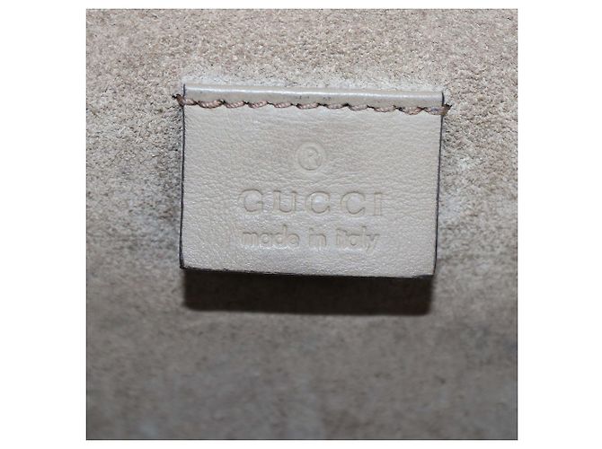 Borsa a tracolla Small Dionysus Gucci in tela GG Supreme beige e camoscio Marrone - vista 6
