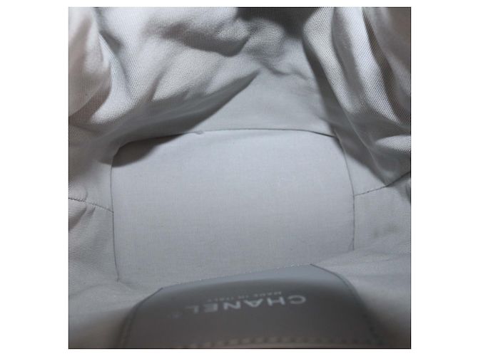 Zaino Chanel My Everything in pelle caviar matelassé grigio ombré - vista 6