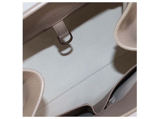 The Row Borsa Soft Margaux 12 in pelle Dark Taupe Beige - vista 5