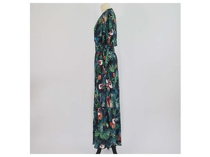 Abito lungo Zadig & Voltaire Jungle Roumi con stampa multicolore - vista 2