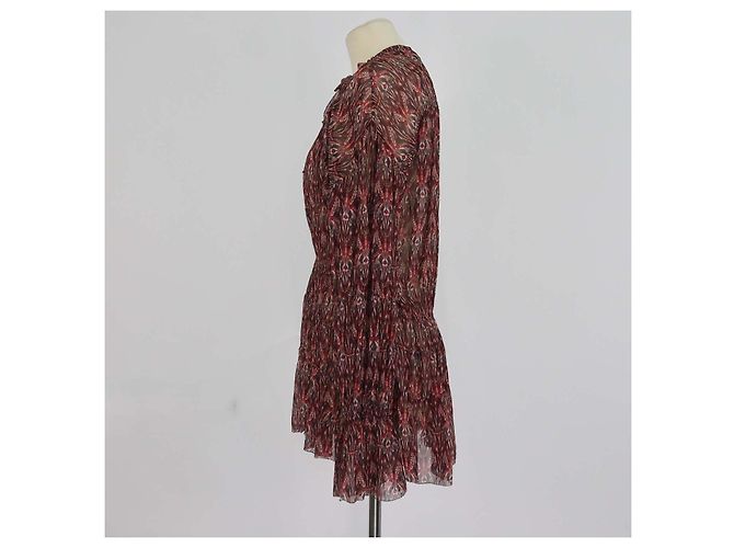 Top a maniche lunghe Janie in viscosa stampata multicolore Iro - vista 2