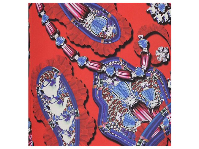 Camicia a maniche lunghe in seta stampata multicolore Mary Katrantzou - vista 4