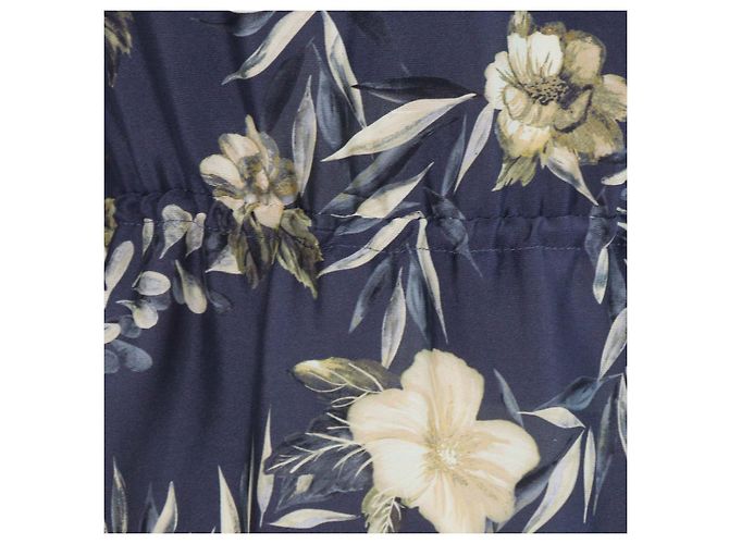 Autre Marque SIR. Vestido midi Carmen estampado en seda Grey/Yellow Gris Amarillo - vista 4