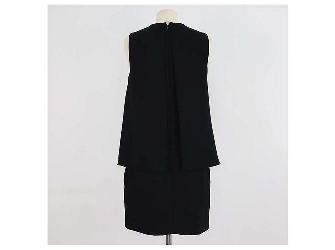 Autre Marque Vestido mini sin mangas de mezcla de tejidos McQ by Alexander McQueen Negro - vista 3