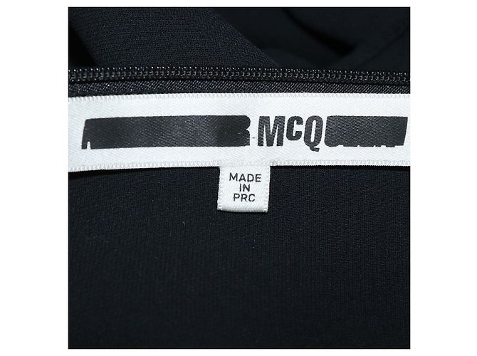 Autre Marque Vestido mini sin mangas de mezcla de tejidos McQ by Alexander McQueen Negro - vista 5