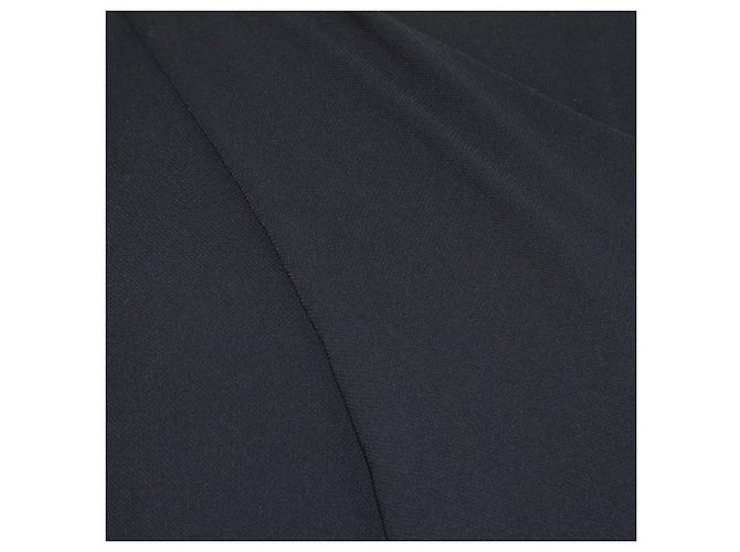 Vestido mini sin mangas de seda negra By Malene Birger Negro - vista 4