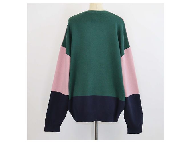 Roksanda Tricolor Rundhals-Pullover mit langen Ärmeln - Ansicht 3