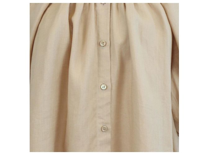 Loro Piana Bluse aus Leinen und Ramie Gritt in Braun - Ansicht 4