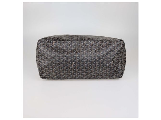 Borsa Tote Goyard Black Goyardine Coated Canvas Saint Louis GM - vista 5