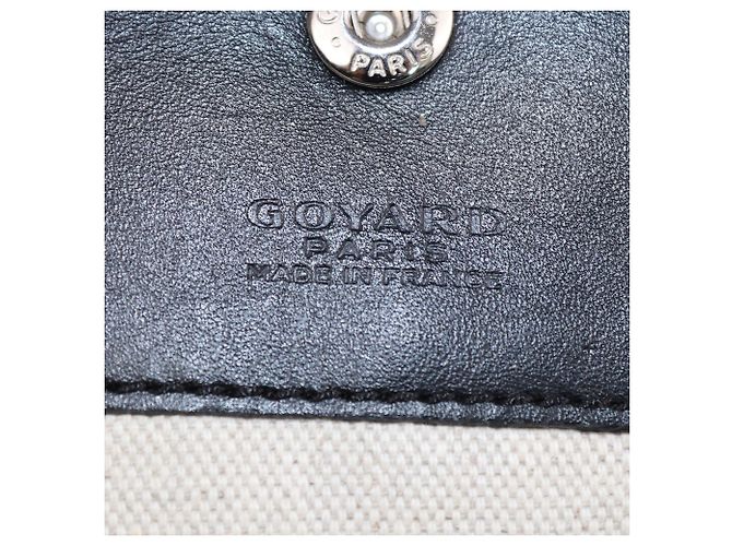 Borsa Tote Goyard Black Goyardine Coated Canvas Saint Louis GM - vista 6