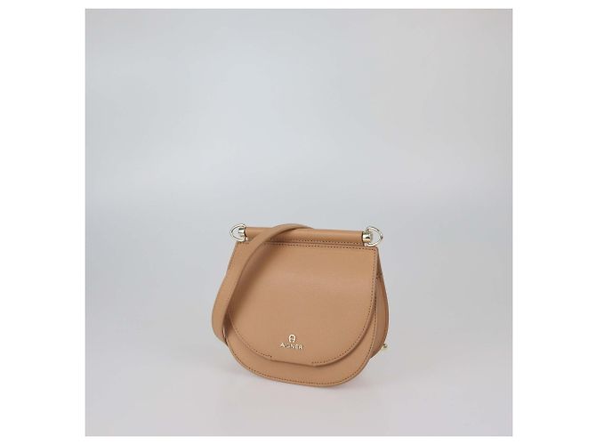 Borsa a tracolla Mini Diane in pelle Tan Aigner Beige - vista 2