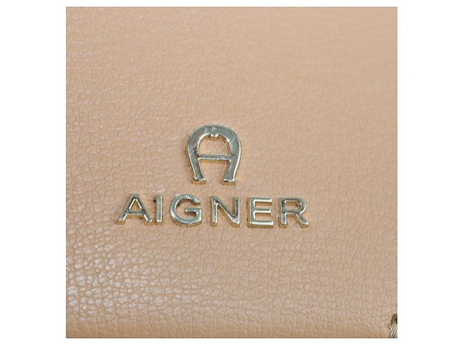 Borsa a tracolla Mini Diane in pelle Tan Aigner Beige - vista 5